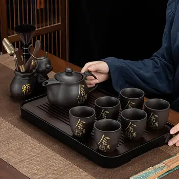 Kung Fu Viagem Chinês Pote de Chá, Canecas Chaleira Gaiwan Porcelana Infusor de Chá de Luxo Maker Taza De Te para o Chá de Cerveja AB50TS