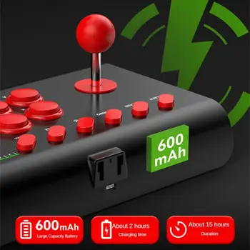 Todos os Botões Hitbox Estilo Arcade Joystick sem Fio Luta Vara Controlador de Jogo Para PS4/PS3/PC Sanwa OBSF-24 a 30 de Apoio-Tipo c