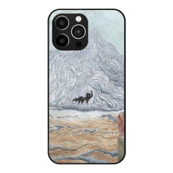 O Inverno Lobo-o Fantástico Senhor Raposa Por Wes Anderson Vidro Telefone de Caso Para o Iphone 14 11 12 13 Pro Xr X 7 8 X Max 6S 5S Além de Cobrir