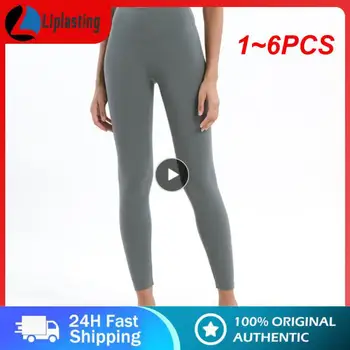 1~6PCS Vnazvnasi 2023 Quente da Venda de Fitness Feminino Leggings de Comprimento Total 19 Cores de Calça Confortável E Formfitting Yoga