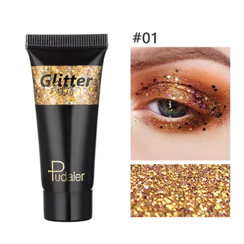 Glitter Liquid Eyeshadow Corpo Lantejoulas Maquiagem dos Olhos das Mulheres Cosméticos Brilho multiuso de Longa Duração Olho de Diamante Sombra Festa