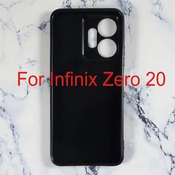 para infinix zero 20 macio telefone de tpu case protetor para infinix zero20 capa preta shell de proteção coque protetor