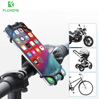 FLOVEME Universal Titular do Telefone de Bicicleta para o iPhone XR XSMAX X 10 360 Graus de Moto Suporte do Telefone Para Samsung Galaxy S20 Ultra