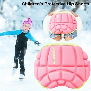 Exterior De Esqui, Skate E Snowboard, Protecção De Criança Protetor De Quadril Pad Acolchoado Macio De Quadril Shorts Para Esqui, Patinação De Esqui Protetor De Patinação