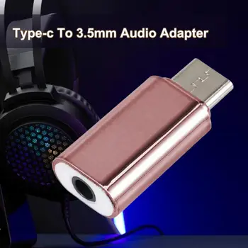 Pequeno Conversor de Áudio Conector Compacto Fácil de Usar Celular Acessórios Tipo C para Fone de ouvido 3,5 mm de Áudio, Conversor de