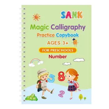 Ranhuras Escrita de Livros para crianças as Crianças do jardim de Infância de Prática Copybook de ensino Aprendizagem Precoce de Brinquedo