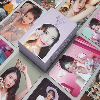 54Pcs/Set KPOP UI TEMPORADA de SAUDAÇÃO 2022 Novo Álbum Lomo Cartão de Photocards Postais Lee Ji Eun Foto Fãs de Presente