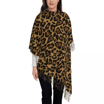 Pele de leopardo Mantas e agasalhos para Vestidos de Noite das Mulheres Xales Envolve Vistoso Xales e Molda-se para o Desgaste da Noite