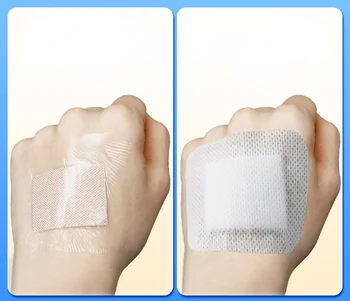 30Pcs/muito Grande Não-tecido Impermeável Médica Patches Adesivos de Cura da Ferida Tiras de Vestir Band Aid Bandagem Hemostática Gesso