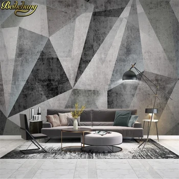 beibehang Personalizado Retro gráficos geométricos papéis de parede para a tv da sala de estar sofá de fundo mural, pintura de parede papel de parede decoração