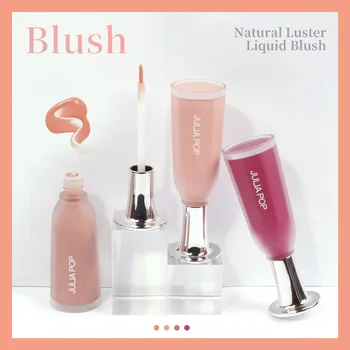 Blush Líquido Face Labial Pigmento Maquiagem Duradoura Profissional Blush Natural Rouge Blush Beleza Cosméticos