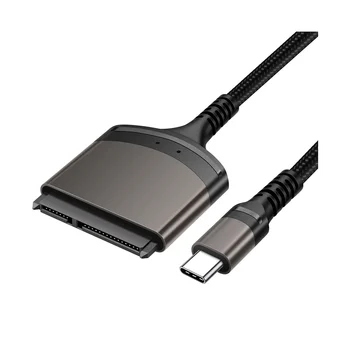 TIPO-C A SATA 3.0 Cabo Sata Para USB Adaptador ca Cabo SATA de 2,5 Polegadas Externo SSD HDD Unidade de disco Rígido 22 Pinos Sata III para PC
