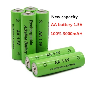 2023 Novo AA Bateria de 3000 MAh Bateria Recarregável de NI-MH de 1,5 V Pilhas AA para Relógios Ratos de Computadores, Brinquedos etc