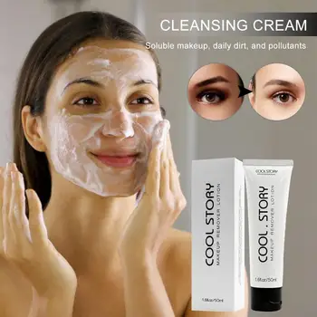 50ml de Não-Gordurosos Makeup Remover Loção Natural Suave Eficaz Olhos demaquilante Para peles Secas e Sensíveis da Pele Todos os Tipos de Pele