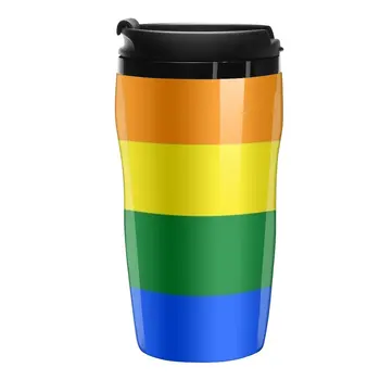 Nova Bandeira do arco-íris LGBT Bandeira de Viagem Caneca de Café Xícara De Café de Café, Copos Xícaras Para Café