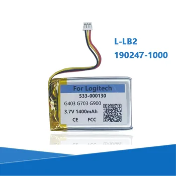 Original Substitui 1400mAh L-LB2 190247-1000 Bateria Para Logitech MX1000 MX 1000 M-RAG97 Mouse Acumulador Batterie AKKU