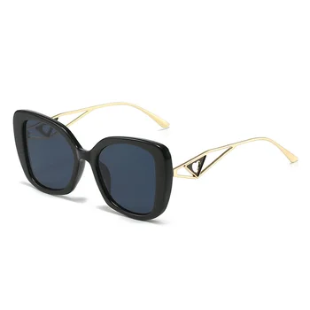 Moldura quadrada Oca Coração Óculos de sol para Homens Mulheres o Design da Marca de Luxo de Metal Multicor de Óculos de Sol Vintage Masculina Senhora de Óculos