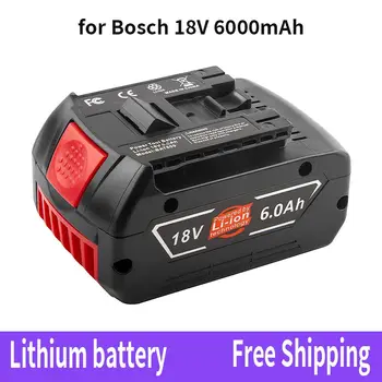 Nova Bateria 18V 6.0 Ah para Bosch berbequim 18V 6000mAh bateria Recarregável Li-ion Bateria BAT609, BAT609G, BAT618, BAT618G, BAT614