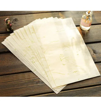 Caligrafia chinesa Xuan Papel de Arroz: 40 Folha de Flor Natural, Xuan Papel Sumi Escova de Papel de lenço de Papel para Escrever cartas de Ofícios