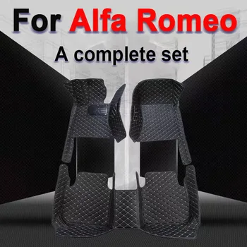 Carro tapetes para a Alfa Romeo Stelvio 2017 2018 2019 2020 Personalizado auto Almofadas do pé automóvel tapete capa