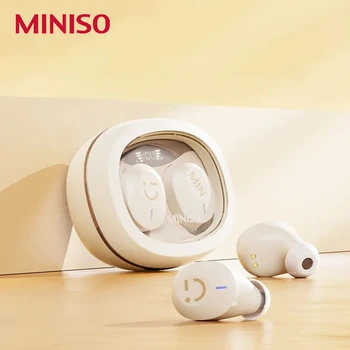 MINISO M11 2023 Fones de ouvido sem Fio V5.3 Fone de ouvido Bluetooth Redução de Ruído de Baixa Latência Jogos de Fones de ouvido IPX4 Impermeável Fones de ouvido