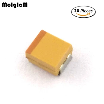 MCIGICM 20pcs B 3528 de 4,7 uF 25V capacitor de tântalo de SMD