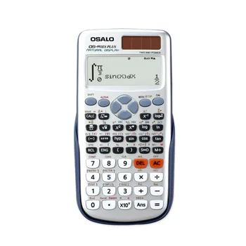 OSALO 991ES ALÉM de calculadora Científica 417 tipos de operação highdefinition apresentar aluno para o exame de função calculadora de papel de carta