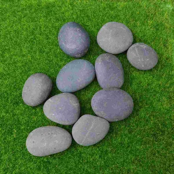 10pcs Diy Kits de Crianças E Ofícios Crianças E Ofícios Suave Bondade Polimento de Pedras Pedras Pedras Rio das Pedras