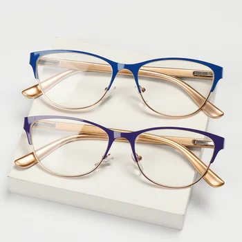 Clássico da moda de Metal Presbiopia Óculos Mulheres Homens Óculos de Leitura Élder Anti-fadiga Óptico de Óculos de Dioptria +1.0~3.5