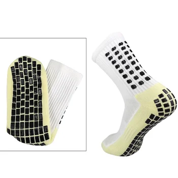 Nova Dupla Face, Silicone de Deslizamento Aperto de Meias de Futebol 2023 Anti Respirável Esportes Futebol Meias calcetas antideslizantes de futbol