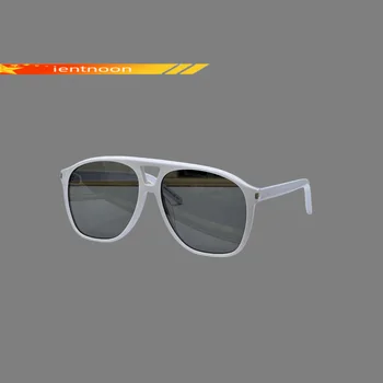 2023 Nova Marca de Luxo da Mulher de Óculos de sol Designer Oval Piloto Artesanal de Óculos para mulheres Elegantes Vintage Homens UV400 Óculos