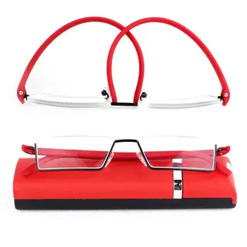 TR90 Presbiopia Óculos Homem de Luz Azul Óculos de Leitura com o Caso dos Homens de Metal Quadrado de Óculos Para Visão Mais Lentes Portátil