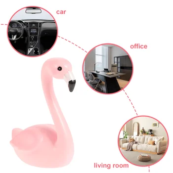 Vosarea Carro Decoração De Estilo Nórdico Amor De Aves Como O Flamingo Padrão Criativo Interior Do Carro Ornamento