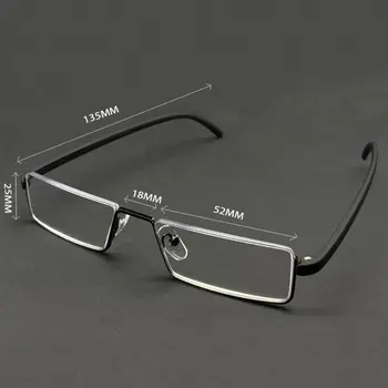 TR90 Presbiopia Óculos Homem de Luz Azul Óculos de Leitura com o Caso dos Homens de Metal Quadrado de Óculos Para Visão Mais Lentes Portátil